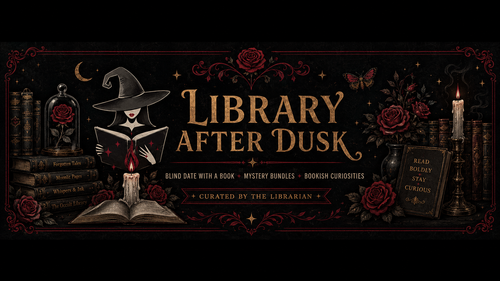Library After Dusk