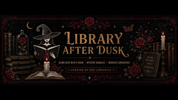Library After Dusk