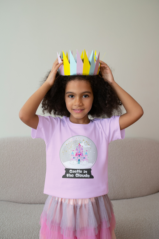 Castle in the Clouds (Pink Youth T-Shirt)